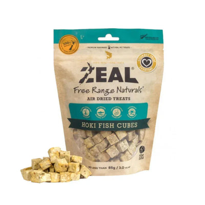 ZEAL Free-Range Pet Treats Hoki Fish Cubes 85g