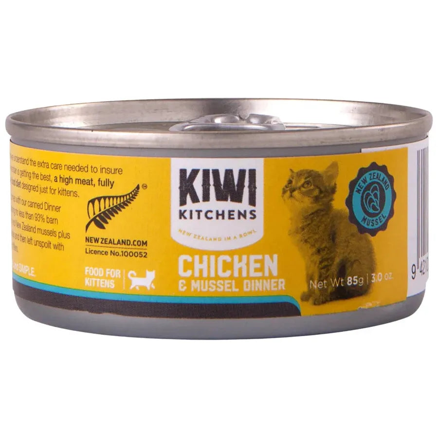 KIWI KITCHENS Kitten Wet Cat Food Chicken & Mussel Dinner