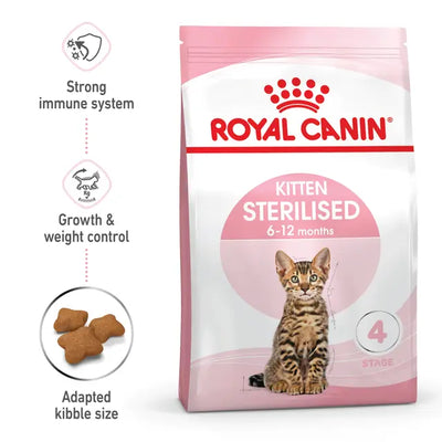ROYAL CANIN Sterilised Kitten Dry Cat Food 2kg