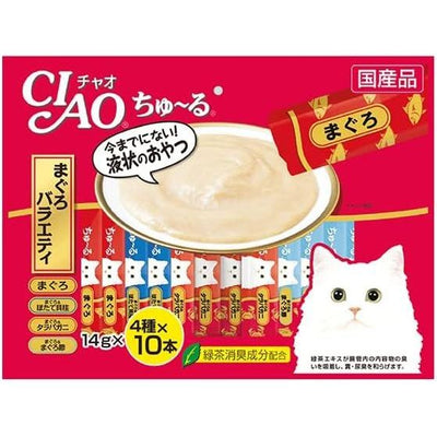 CIAO Churu Tuna Variety Wet Cat Treats 40x14g