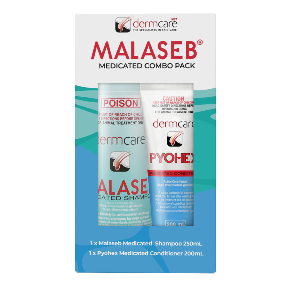 DERMCARE Malaseb® Medicated Shampoo and Pyohex Conditioner Pack