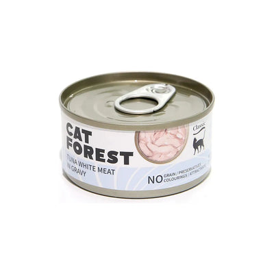 CAT FOREST Classic Tuna White Meat in Gravy Canned Cat Food 85g