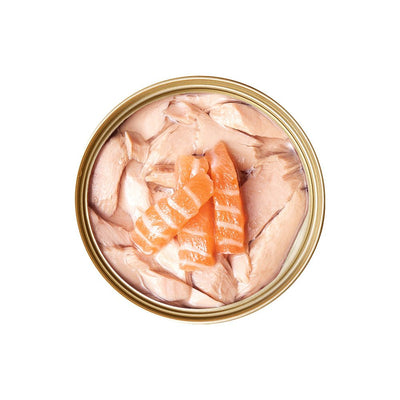 CAT FOREST Premium Tuna White Meat with Salmon in Jelly Canned Cat Food 85g