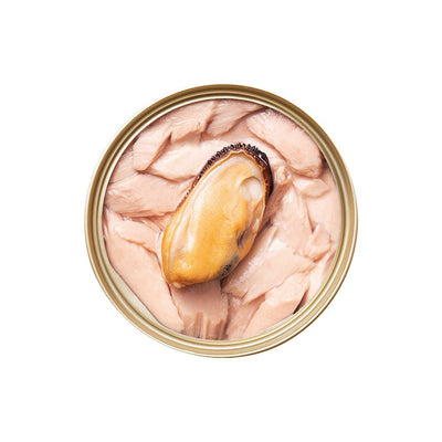CAT FOREST Premium Tuna White Meat with Mussel in Gravy Cat Canned Food 85g