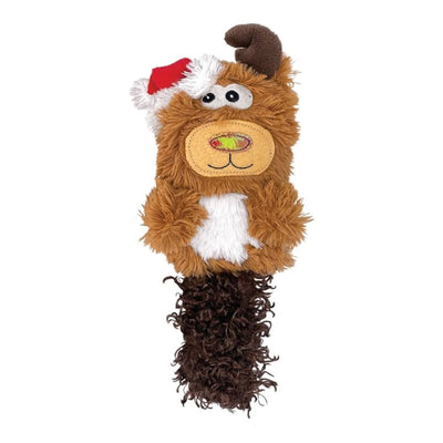 KONG Christmas Holiday Kickeroo Character Assorted Crinkle Plush Toy For Cats
