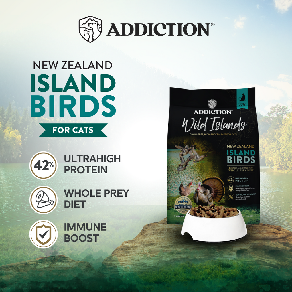Addiction Cat Dry Food Wild Islands Island Birds 1.8kg