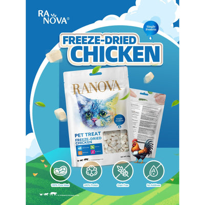 Ranova Freeze-Dried Chicken Cat Treats 50g