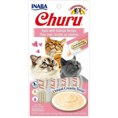 INABA Cat Churu Puree Tuna With Salmon 56G