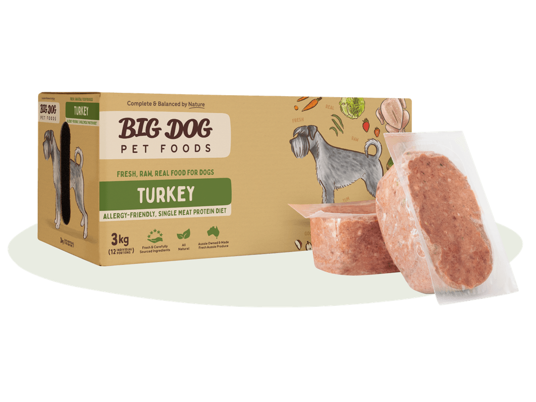 Big Dog Raw Food For Dogs Turkey 3Kg