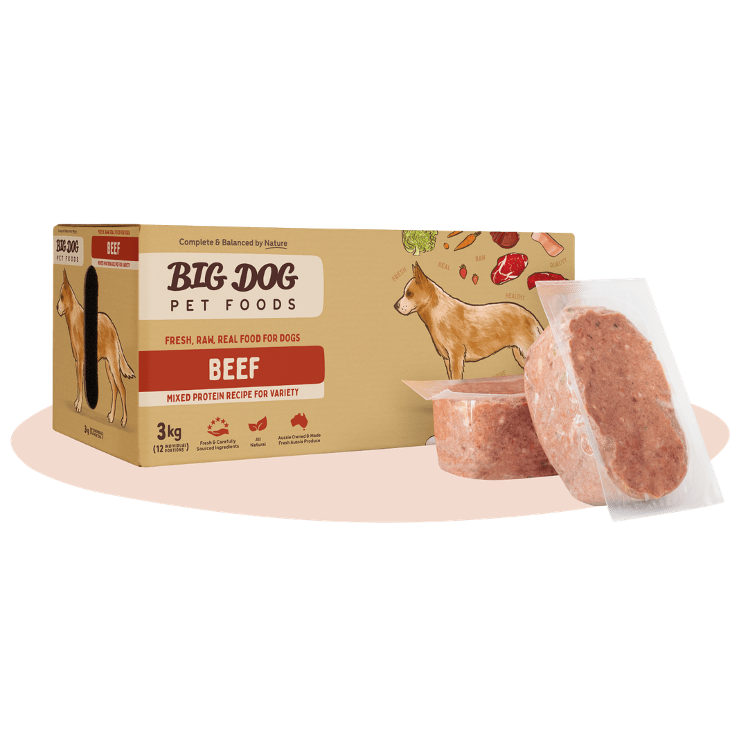 Big Dog Raw Food For Dogs Beef 3Kg