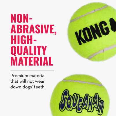 KONG Dog Toy Airdog Squeaker Balls Medium 3PK