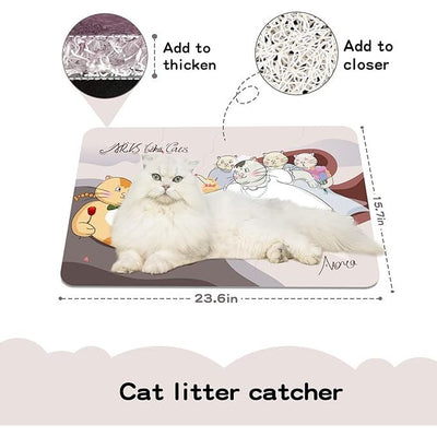 Pakeway "The Creation of Adam" Cat Litter Mat 60*40cm