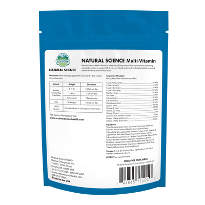 Oxbow Supplements Natural Science Multi-Vitamin