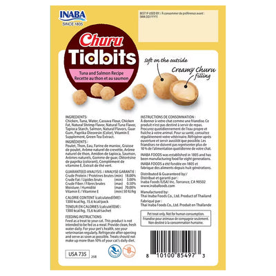 Inaba Cat Treat Tidbits Tuna & Salmon 96g