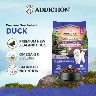 Addiction Dog Dry Food Duck Royale Entrée For Small Dogs 1.5Kg