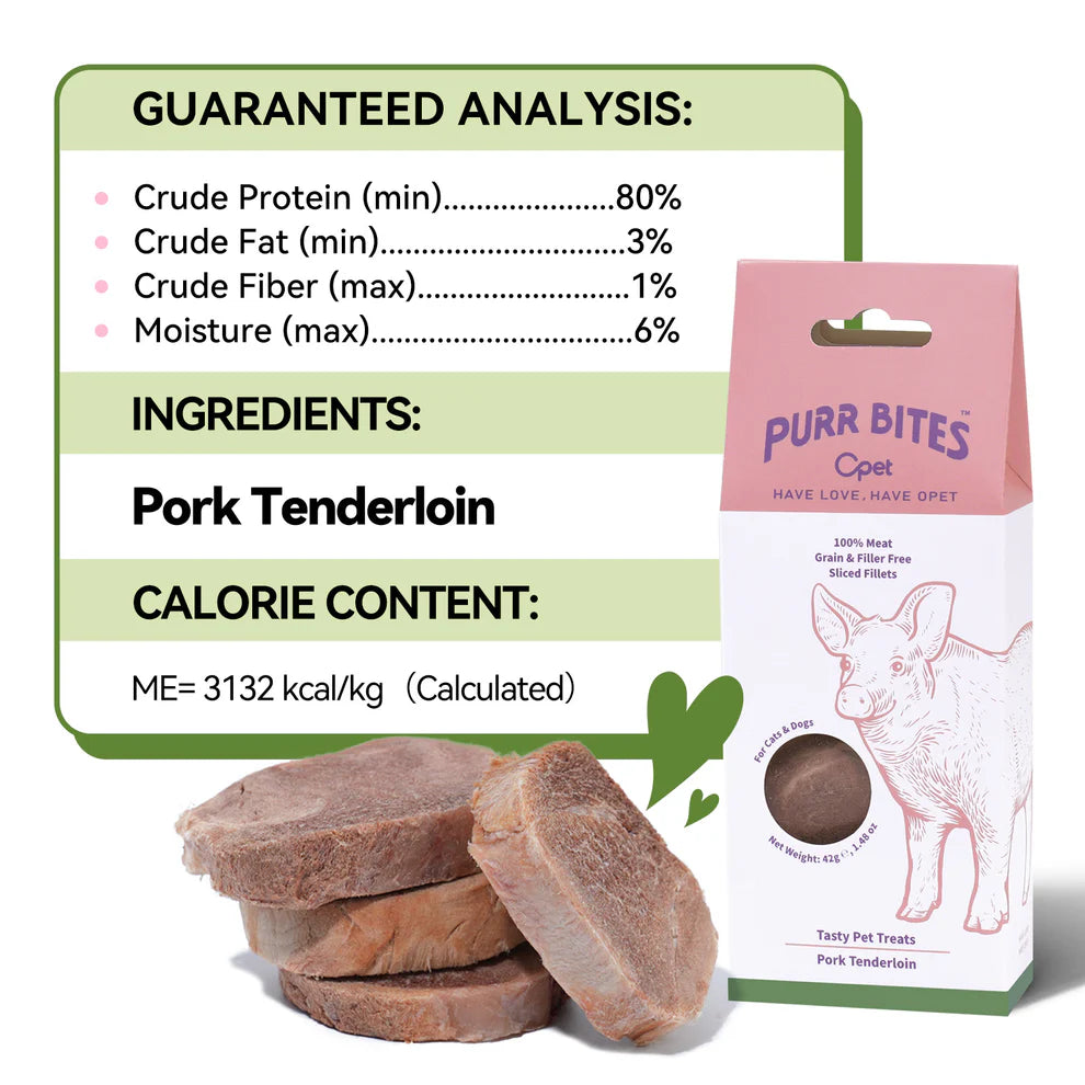 OPET Pet Treat - Pork Sliced Fillet 42g
