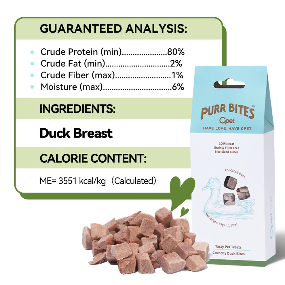 OPET Pet Treat - Duck Cubes 42g