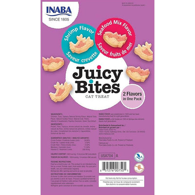 INABA Cat Juicy Bites Shrimp & Seafood Mix 34G