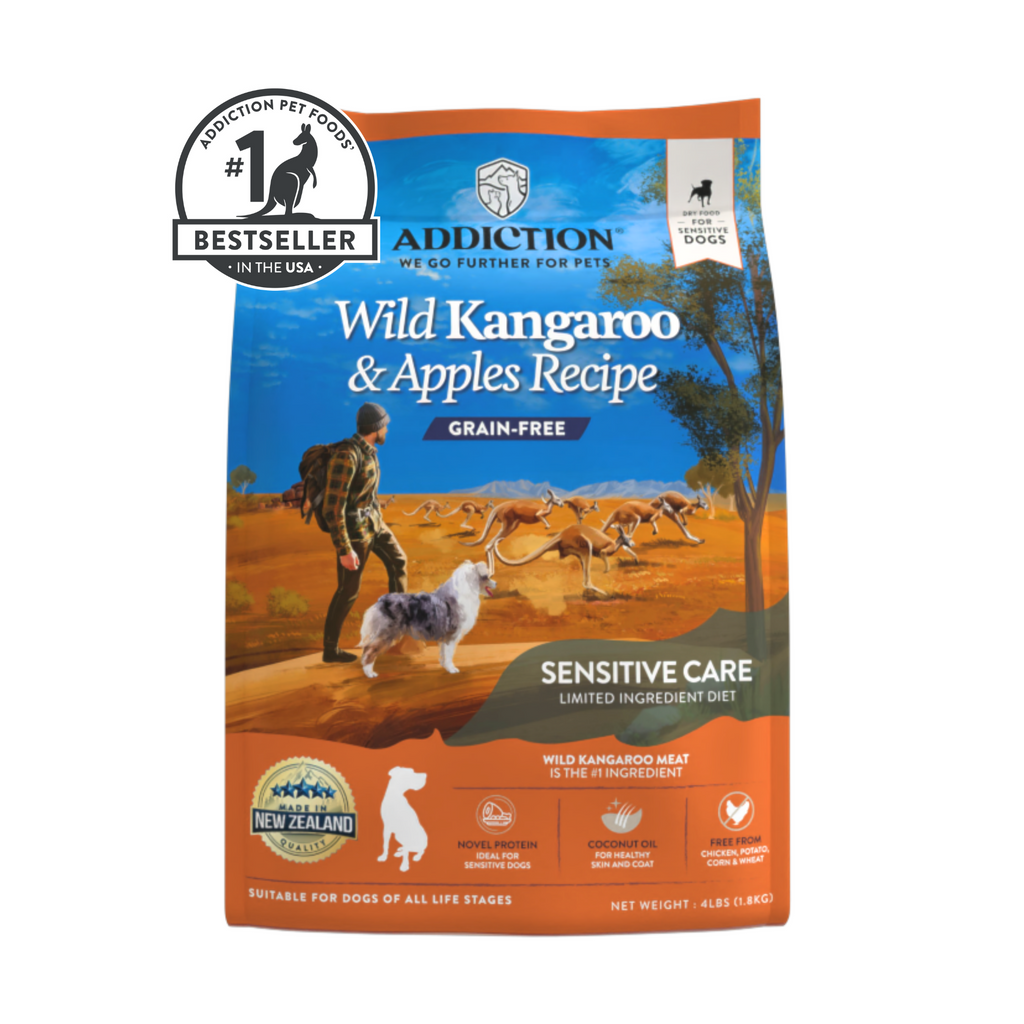 Addiction Dog Dry Food Wild Kangaroo And Apples