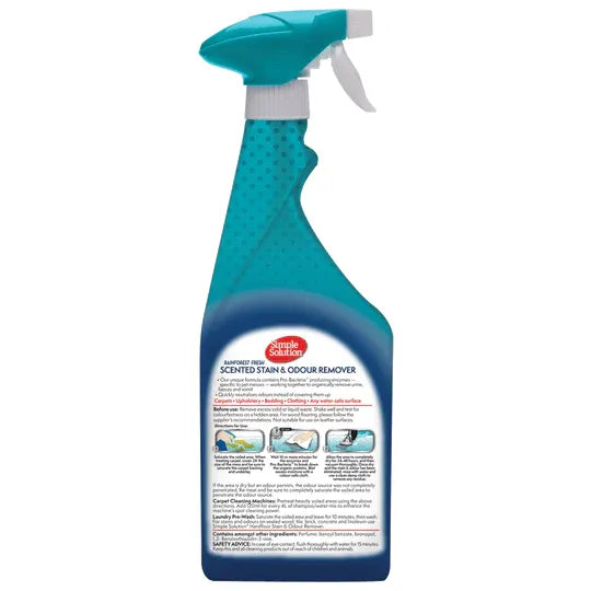 Simple Solution Stain & Odour Remover For Dogs - Rain Forest 750ML