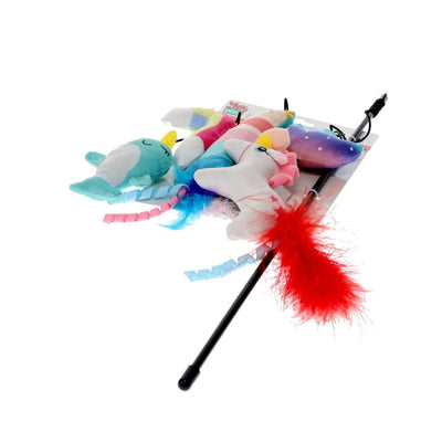 Kitty Play 3-in-1 Interchangeable Cat Teaser Wand Magical Wonders
