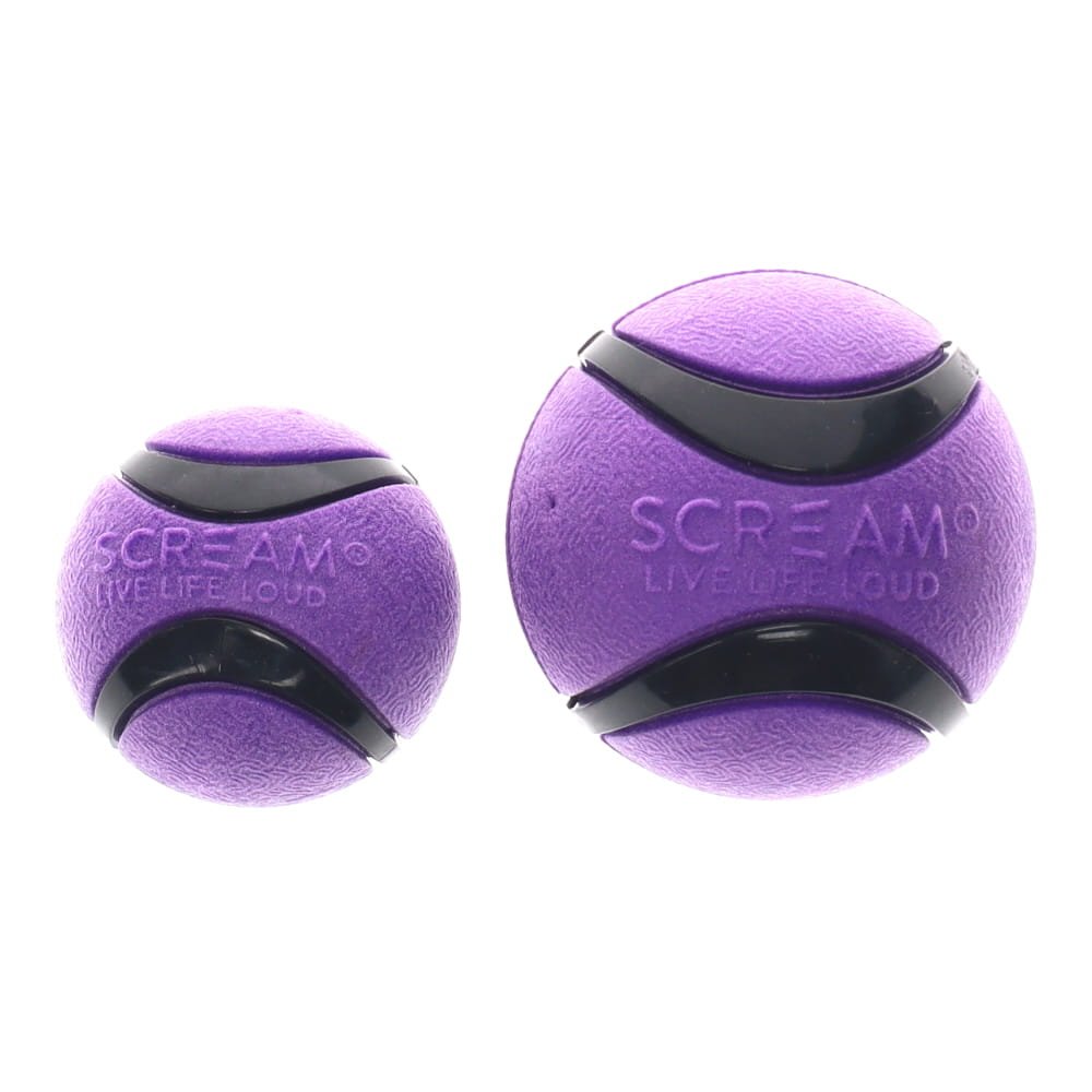 Scream Elite Ball Loud Purple & Black 2pk - Medium