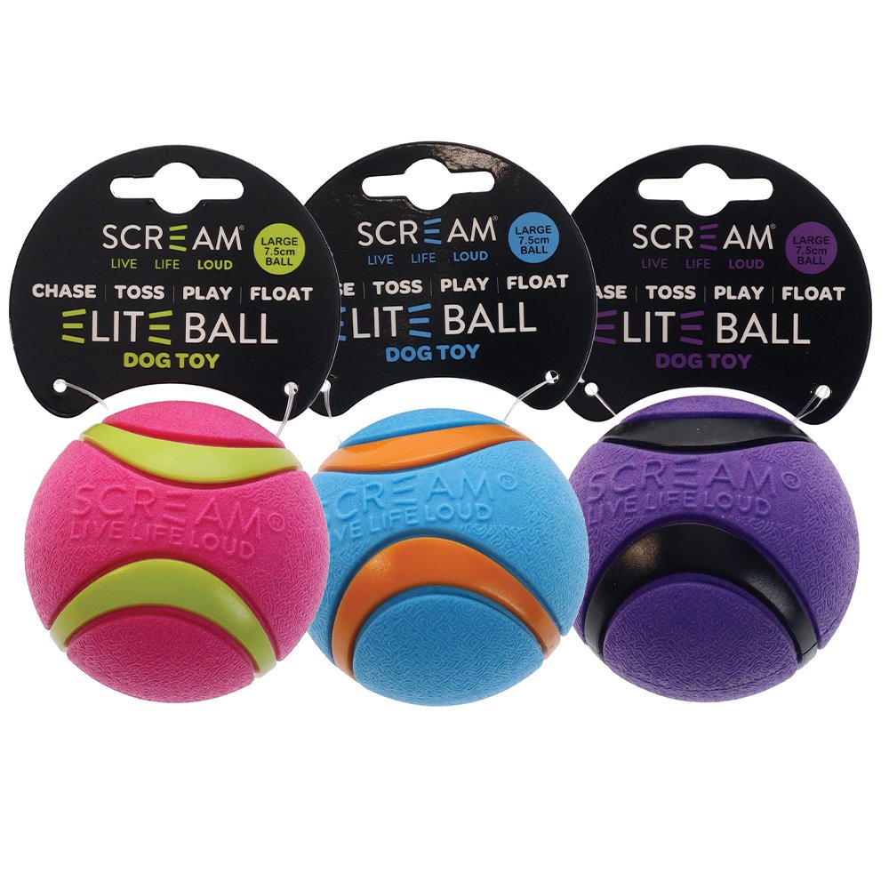 Scream Elite Ball Loud Blue & Orange 1pk - Large
