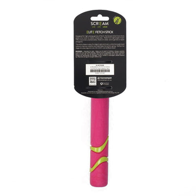 Scream Elite Fetch Stick Loud Pink & Green - Medium