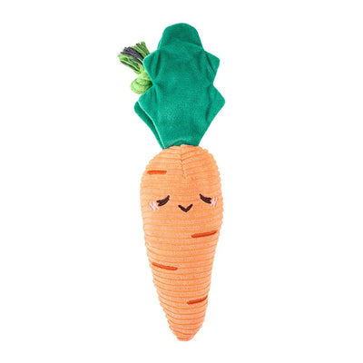 Zippypaws Plush Toys For Dog Crinkle Crops - Carrot