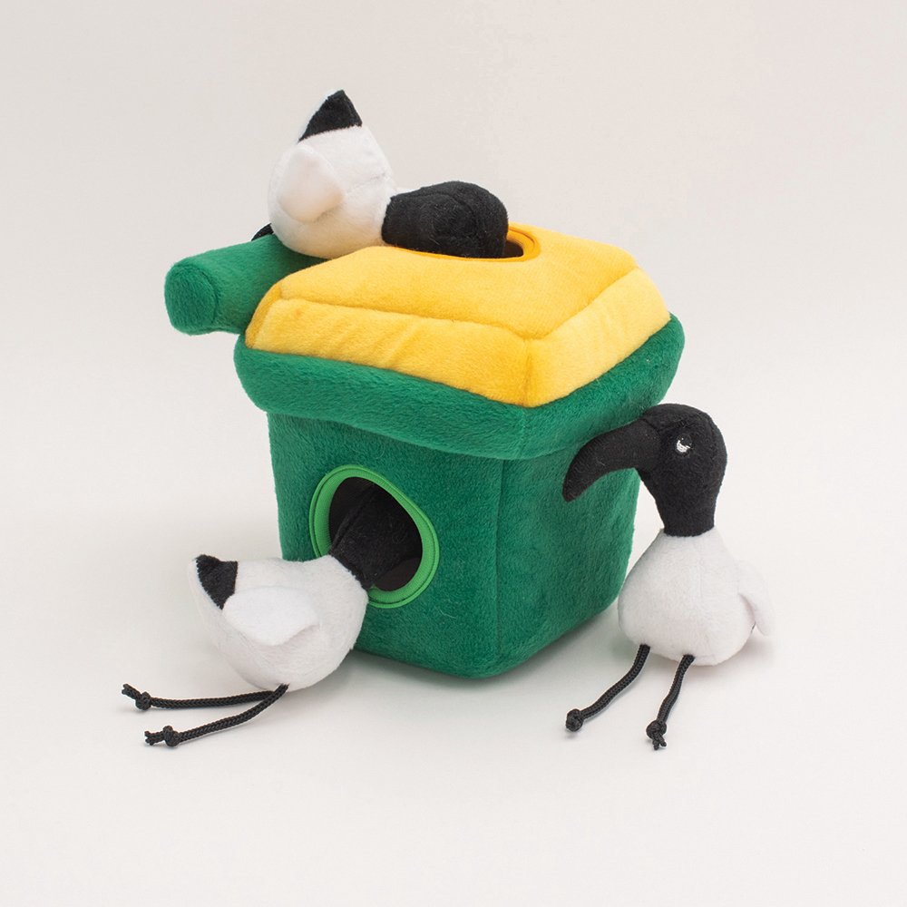 Zippypaws Plush Toys For Dog Zippy Burrow® – Bin Chicken in Wheelie Bin