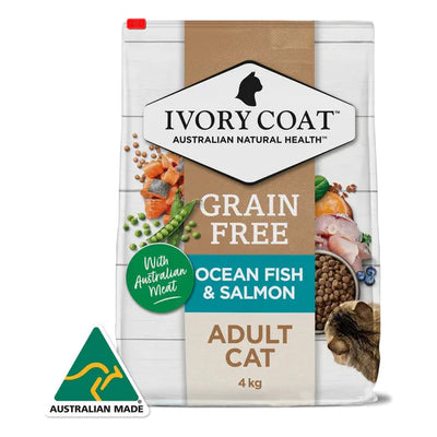 IVORY COAT - Grain Free Adult Dry Cat Food Oceanfish & Salmon