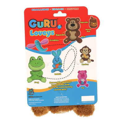 GURU Dog Toy Loveys Bear Medium
