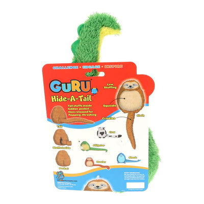 GURU Dog Toy Hide-A-Tail Alligator Large