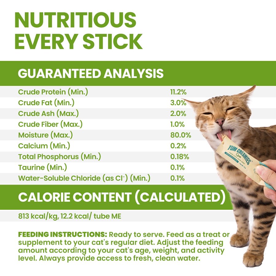 Opet Yum Creamies Churu Cat Treats - Salmon & Scallop 15g x 12