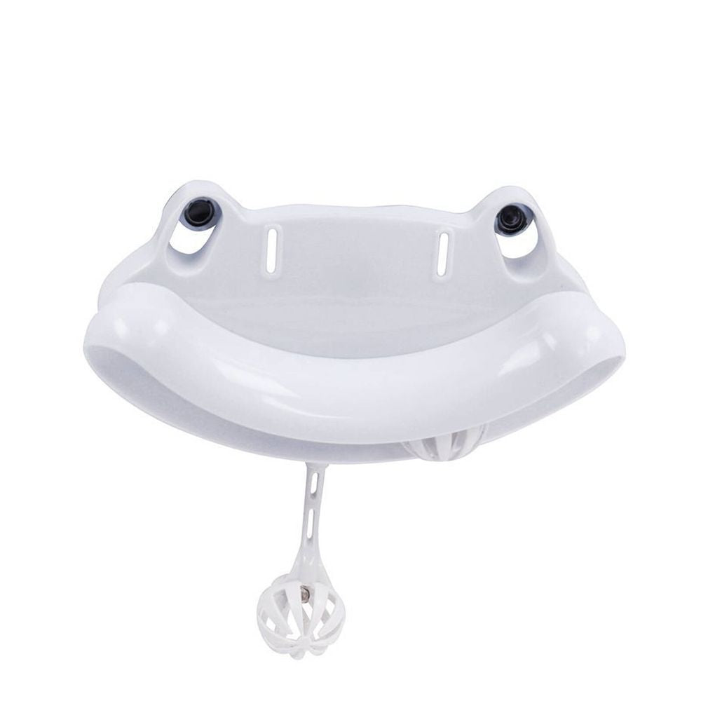 M-Pets Froggo Suction Cup Cat Play Toy w/ Bells White 18.5cm