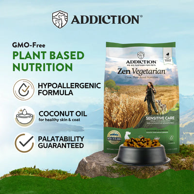 Addiction Dog Dry Food Zen Vegetarian