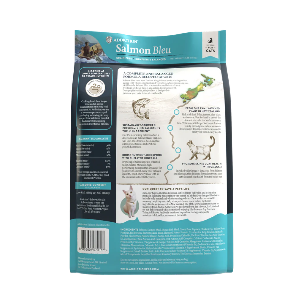 Addiction Cat Dry Food Salmon Bleu 1.8kg