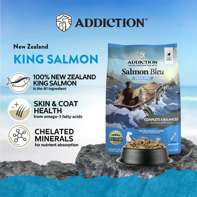 Addiction Dog Dry Food Salmon Bleu Adult