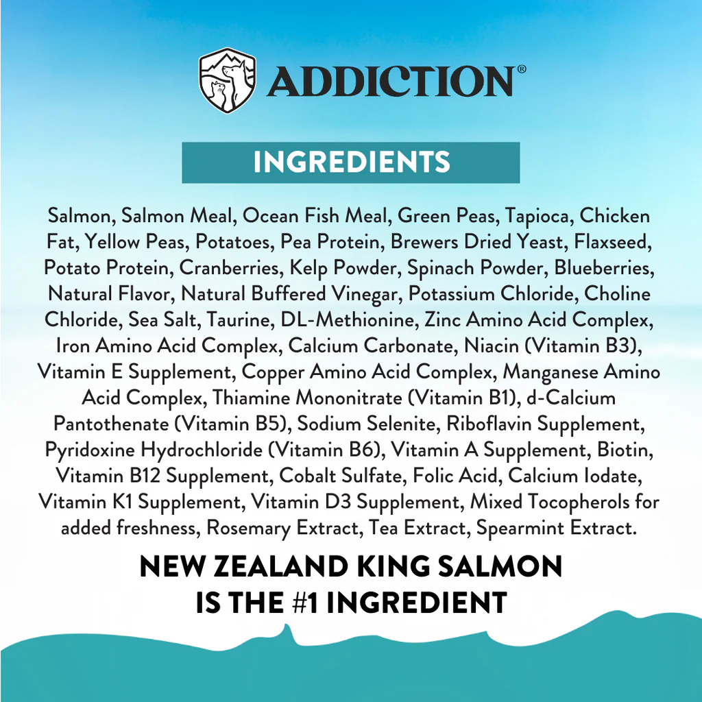 Addiction Cat Dry Food Salmon Bleu 1.8kg