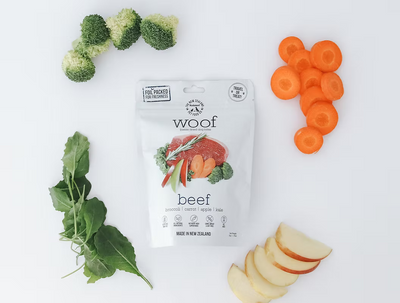 The New Zealand Natural Woof Freeze Dried Dog Food Beef 280g