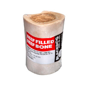 BLACKDOG Dog Treats Beef Filled Beef Marrow Bone 3''