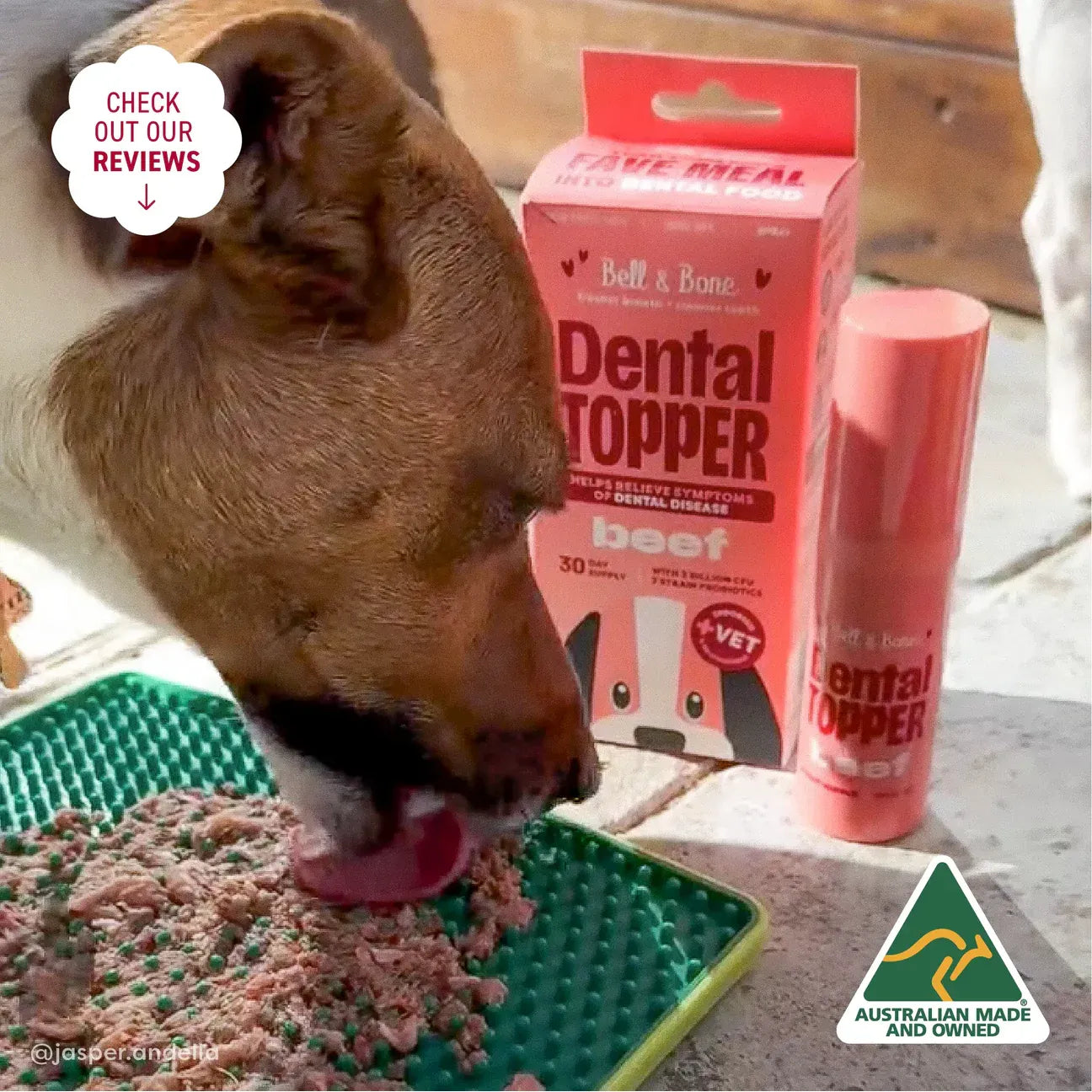 Bell and Bone Dog Dental Topper Spray - Beef 30ml