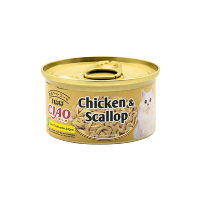 CIAO Canned Jelly For Cat Chicken Fillet And Scallop 85G