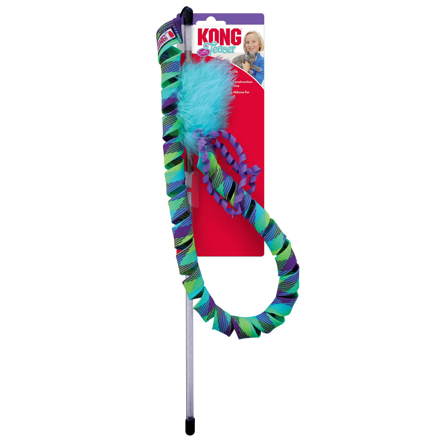 KONG Cat Toys TEASER CURLZ