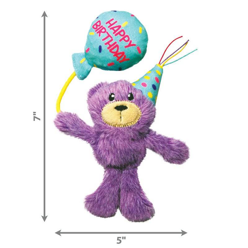 KONG Cat Toy Occasions Birthday Teddy