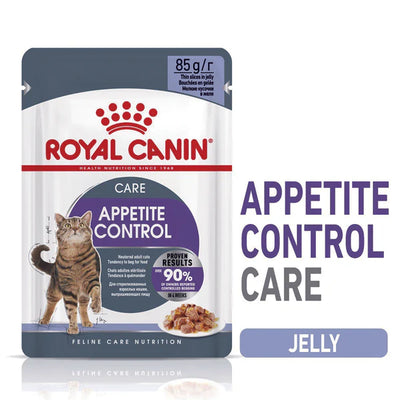 ROYAL CANIN Appetite Control Jelly Adult Wet Cat Food 85g x 12