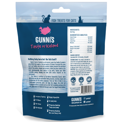 GUNNI’S Herring Omega Bites Cat Treats 42.5g