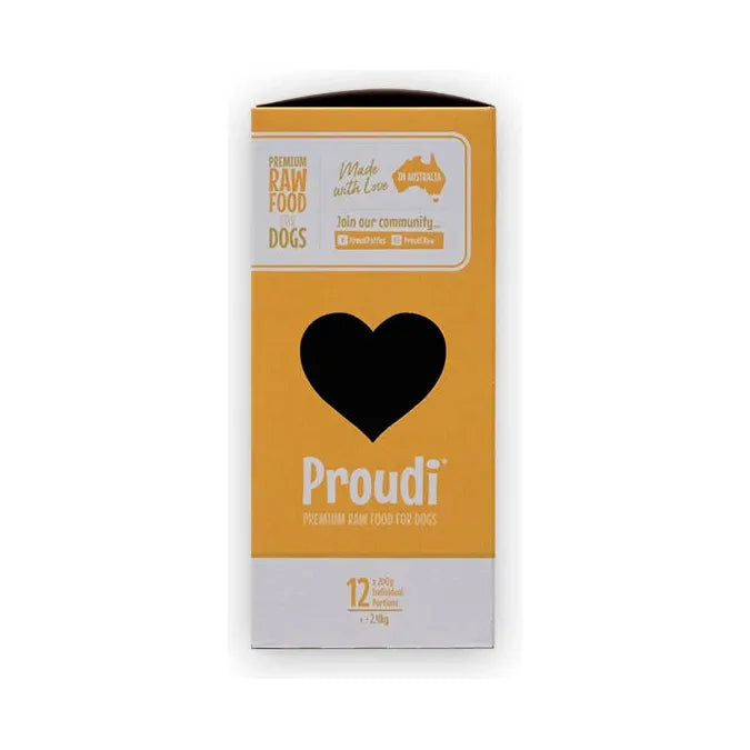 Proudi Dog Raw Food - Single Protein Chicken 2.4Kg