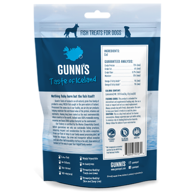 GUNNI’S Cod Skin Shorties Dog Treats 71g