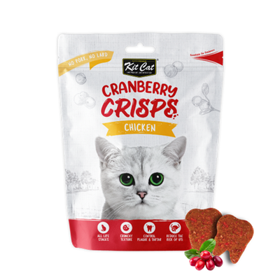 Kit Cat Cranberry Crisps Cat Treat Chicken 60g